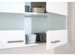 Respekta Küchenzeile KB270WWC 270 cm Weiß