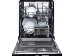 Respekta Premium Inselküche 310 cm Weiß Hochglanz-Eiche Grau