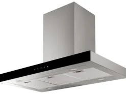 Respekta Premium Inselküche 310 cm Weiß Hochglanz-Eiche Grau