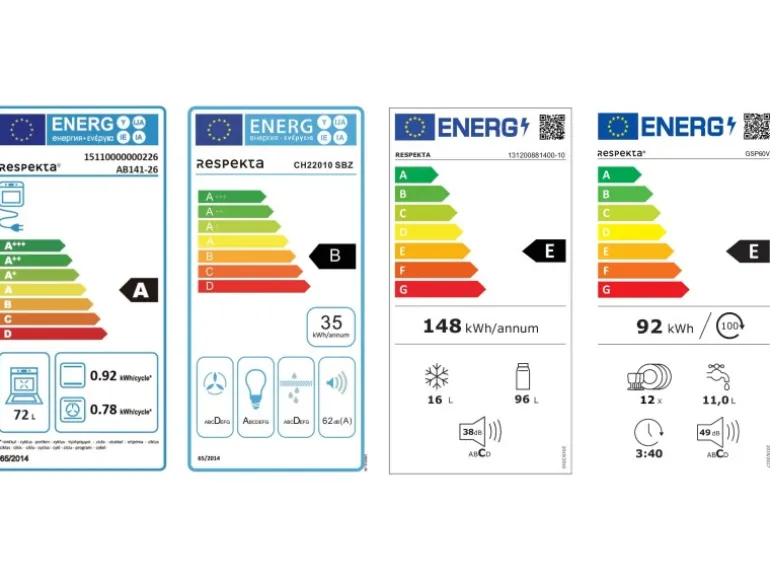 Respekta Premium Küchenzeile GLRP380HESGOES Grifflos 380 cm Grau Eiche Säger. NB