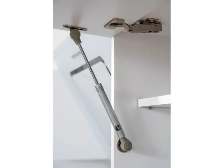 Respekta Premium Küchenzeile 300 cm Hochbau Schwarz Hochglanz-Weiß