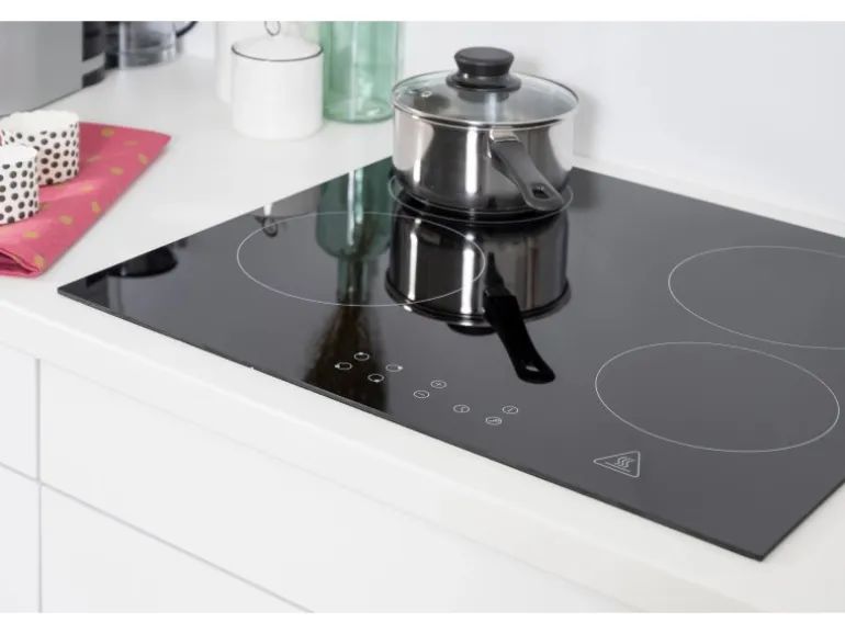 Respekta Premium Küchenzeile 300 cm Hochbau Schwarz Hochglanz-Eiche Grau