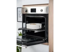 Respekta Premium Küchenzeile GLRP380HESWOES Grifflos 380 cm Weiß Eiche Säger. NB