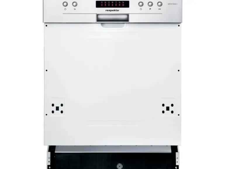 Respekta Winkelküche 280 cm Weiß Seidenglanz-Eiche York Nachbildung