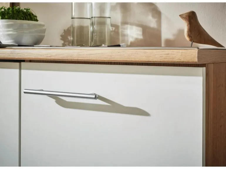 Respekta Winkelküche Hilde 310 x 172 cm mit Kücheninsel Weiß