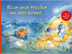 Rica und Mischa an der Krippe