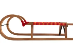Rudisport Rodel aus Holz mit Gurtsitz 110 cm