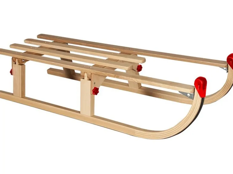Rudisport Schlitten Davos aus Holz Klappbar 110 cm
