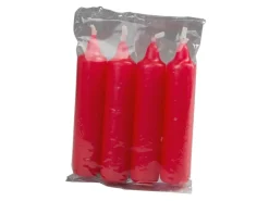 Saico Adventskerzen 4er-Pack 10,5 cm x Ø 2,3 cm Rot