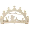 Saico 3D-LED Lichterbogen Schneemann 7-flammige ca. 52 cm x 32 cm x 4,5 cm