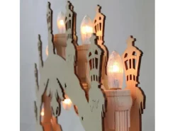 Saico Ersatzglühlampe/ Riffelkerze 3er-Pack E10-Fassung, 8V, 3W Warmweiß