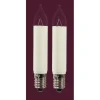 Saico Kleinschaftkerze 2er-Pack E10-Fassung, 16V, 3W Warmweiß