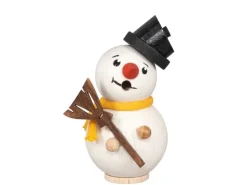 Saico Mini-Räucherfigur Schneemann 8 cm