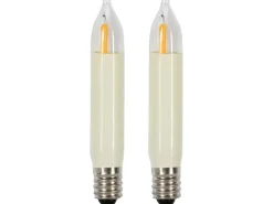 Saico Premium LED-Kleinschaftkerze für 10-flammige Lichterbögen 2er-Blister