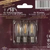 Saico Premium LED-Riffelkerze für 30-flammige Lichterbögen 3er-Blister