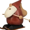 Saico Räucherfigur Weihnachtsmann-Ski-Champion 11 cm