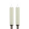 Saico Schaftkerze für Lichterbögen 12 V 4 W 2er-Set Warmweiß