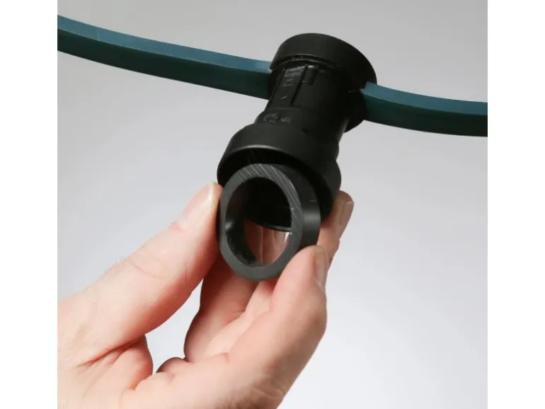 Satisfire Illu- Partylichterkette 10m Biergarten Terrasse Außen 20x LED Filament Glühbirne