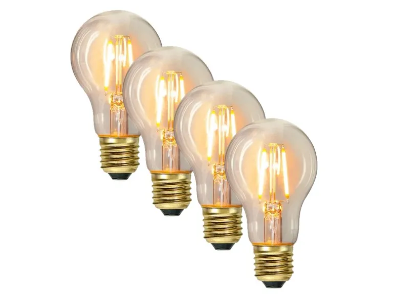 Satisfire Illu Partylichterkette 20m Weiß Außen Terrasse Biergarten 40 LED Filamentlampen