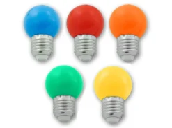 Satisfire Illu- Partylichterkette 30m Grün Für Außen Biergarten 50 Bunte LED Kugellampen