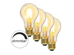 Satisfire Illu- Partylichterkette 40m Weiß Außen Terrasse Garten 60 Dimmbare Filament LED