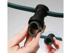 Satisfire Illu- Partylichterkette 10m Schwarz Außen Biergarten 10 Bunte LED Kugellampen