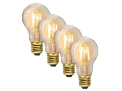 Satisfire Illu Partylichterkette 30m Weiß Außen Terrasse Biergarten 50 LED Filamentlampen