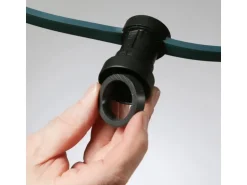 Satisfire Illu- Partylichterkette 5m Grün Biergarten 5xE27 LED Kugellampen Warmweiß