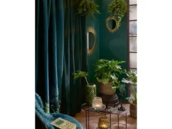 Schiebevorhang Glam Forest Petrol 2,45 m x 1,40 m 2er-Set