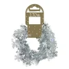 Schneeflockengirlande Weiß Silber 270 cm