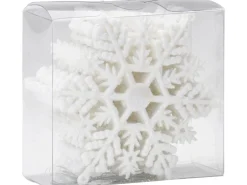 Schneeflocken-Set 12-teilig Weiß