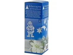 Schneespray 150 ml - inkl. 8 Schablonen für ein winterliches Ambiente