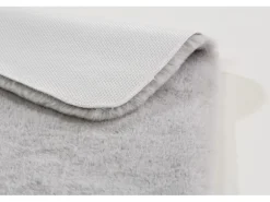 Schöner Wohnen Badmatte Bali 40 cm x 60 cm Silber