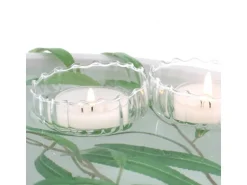 Schwimm-Teelichtglas Klar Ø 6 cm