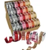 Seidenband Präsent Devon 25 mm 3 m-Rolle Verschiedene Ausführungen