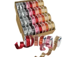 Seidenband Präsent Devon 25 mm 3 m-Rolle Verschiedene Ausführungen
