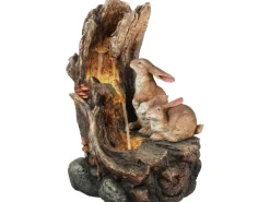 Silex Kunststeinbrunnen Auwald Polyresin 45 cm x 26 cm x 61 cm