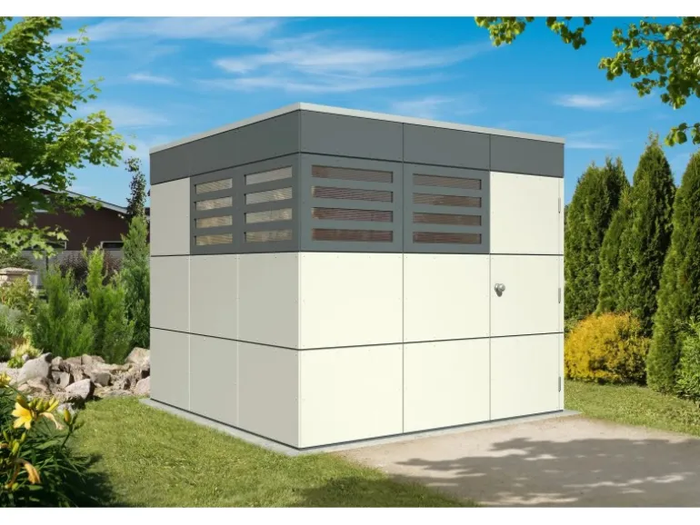 Skan Holz Holz-Gartenhaus Sydney 3 Telegrau 253 cm x 253 cm