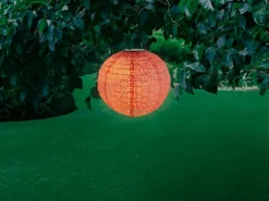 Solar-Dekoleuchte Pellaro LED Rot Ø 25 cm x 25 cm