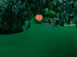 Solar-Dekoleuchte Pellaro LED Rot Ø 25 cm x 25 cm