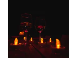 Solar-Kerzen Nelspruit 1 lm 1600 K IP44 Sensor Weiß 4 Stk.