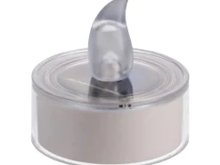 Solar-Kerzen Nelspruit 1 lm 1600 K IP44 Sensor Weiß 4 Stk.