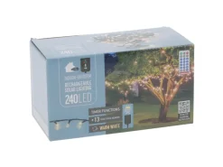 Solar-LED-Lichterkette 11 m Warmweiß