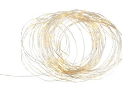 Solar-Lichterkette Longo 11,9 m Warmweiß