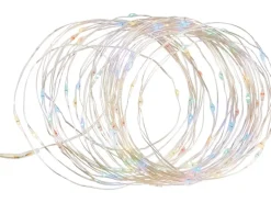 Solar-Lichterkette Longo 11,9 m Mehrfarbig