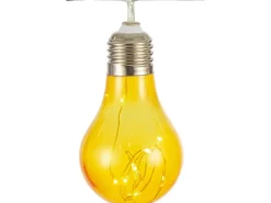 Solarlichterkette mit Glühbirnen Bunt