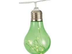 Solarlichterkette mit Glühbirnen Bunt