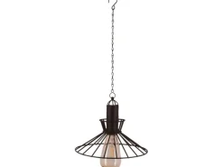 Solar-Pendelleuchte Colfari Schwarz