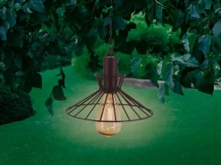 Solar-Pendelleuchte Colfari Schwarz