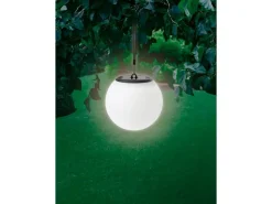 Solar-Pendelleuchte Ovada Schwarz-Weiß